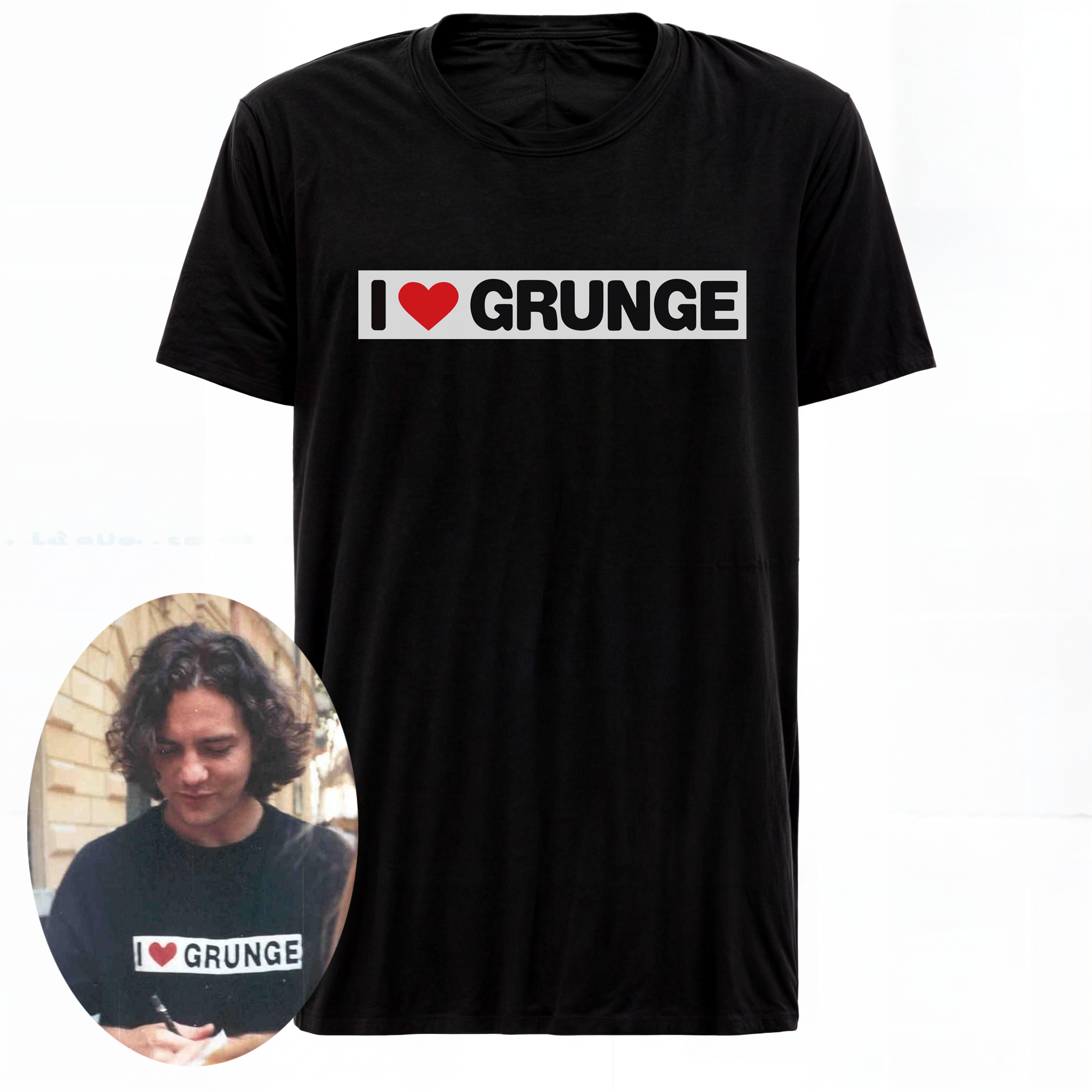 Camiseta Eddie Vedde Pearl Jam I Love Grunge