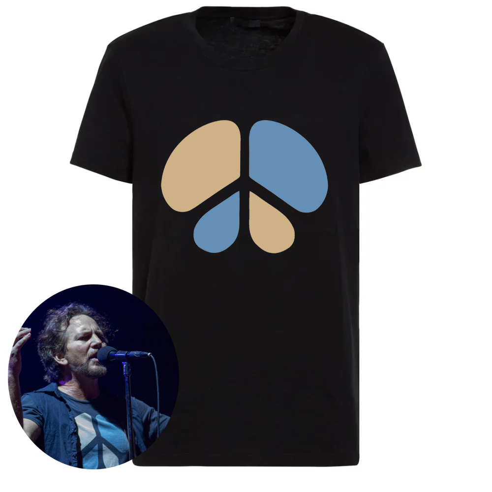 Camiseta Eddie Vedder Pearl Jam Peace